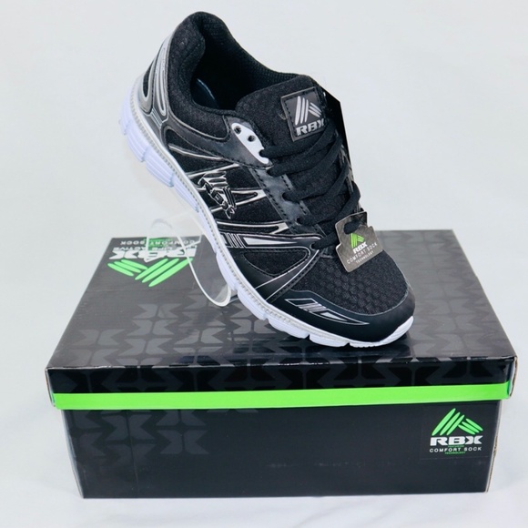 New RBX Rena 9 Women Performance Running Trainers Sneakers Black/Silver - Picture 8 of 8